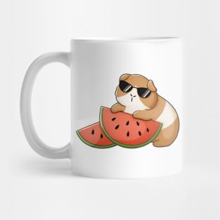 Guinea Pig With Watermelon Mug